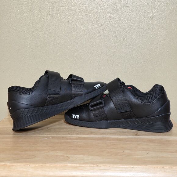 TYR L-1 Lifter Weightlifting Shoes Black White Women's Size 7.5 Men's 6 - Picture 4 of 7
